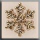 12038 Glass Treasures-Medium Snowflake 16mm Gold (Qty. 1) THUMBNAIL